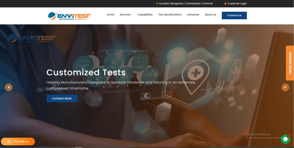 Technology Company website design